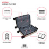 SwissGear 8020 Eclipse Hardside Expandable Luggage with Spinner Wheels - Cream New