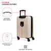 SwissGear 8020 Eclipse Hardside Expandable Luggage with Spinner Wheels - Cream New