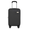 KENSIE 20" GRACEFUL HARDSIDE CARRY-ON LUGGAGE - BLACK New