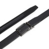 CARLO FELLINI GENUINE LEATHER RATCHET BELT ADJUSTABLE TRACK BELT - CARBON CARLO FELLINI GENUINE LEATHER RATCHET BELT ADJUSTABLE TRACK BELT - CARBON