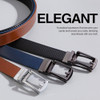 CARLO FELLINI GENUINE LEATHER RATCHET BELT ADJUSTABLE TRACK BELT - CARBON CARLO FELLINI GENUINE LEATHER RATCHET BELT ADJUSTABLE TRACK BELT - CARBON