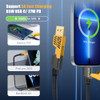 YISH Multi Charging Cable 4-in-1, 6Ft Fast Charging Cable Universal Charging