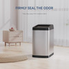 ELLO&ALLO 13 GALLON KITCHEN TRASH CAN, AUTOMATIC TOUCHLESS MOTION SENSOR