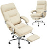ZZW EXECUTIVE OFFICE CHAIR GAMING CHAIRS OFFICE CHAIR ADJUSTABLE 350 LBS - WHITE