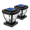 Home Zone Security Solar LED Light (2 Pack) ELI0961V-2P - Black