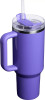 STANLEY QUENCHER H20 FLOWSTATE DHALIA SHIMMER TUMBLER 40 OZ - PURPLE