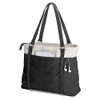 BAG WIZARD WOMEN'S WORK BAG WITH LAPTOP COMPARTMENT TEACHER TOTES PURSE - BLACK