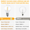 MLAMBERT 50FT LED OUTDOOR STRING LIGHTS G40 GLOBE DIMMABLE PATIO - BLACK