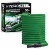 HYRDOSTEEL HEAVY DUTY ULTRA PERFORMANCE STEEL GARDEN HOSE SIZE 50FT - GREEN