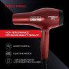 RED PRO 3200 Turbo Pro Detangler AC Hair Dryer, 3 Heat/2 Speed BDP03 - RED