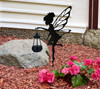 SANTA'S WORDSHOP SANTA'S WORKSHOP 20" SOLAR FAIRY STAKE - BLACK New