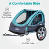 INSTEP SYNC AND TAKE 2 Double SeatBIKE TRAILER FOR KIDS 12-QE127 - LIGHT BLUE