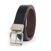 GIORGIO BRUTINI CASUAL REVERSIBLE LEATHER BELT - SIZE M - BLACK/BROWN REVERSIBLE New