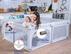 Angelbliss Baby Playpen, Extra Large Playard w/ Gate 82-HUI - Grey