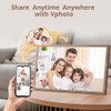 DRAGON TOUCH LARGE DIGITAL PICTURE FRAME 21.5" WIFI PHOTO FRAME 32GB - WALNUT