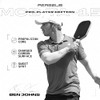 JOOLA PERSEUS 16MM MOD TA-15 PRO PLAYER EDITION JP-17161-TA-15 - BLACK/WHITE