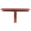 LEISURE SEASON WALL MOUNTED DROP LEAF TABLE BROWN -CEDAR WOOD