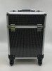 GENERIC 20" ROLLING COSMETICS ORGANIZER, FOLDING TRAYS - BLACK DIAMOND SPARKLES