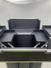 GENERIC 20" ROLLING COSMETICS ORGANIZER, FOLDING TRAYS - BLACK DIAMOND SPARKLES