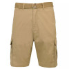 GALAXY BY HARVIC MEN'S RIPSTOP CARGO SHORTS WITH BELT - SIZE: MEN 42 - KHAKI New