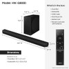 SAMSUNG Q800D 5.1.2CH SOUNDBAR WIRELESS DOLBY ATMOS AUDIO HW-Q800D/ZA - BLACK