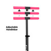 RADIO FLYER FLYER KICKSTART MAX, KICK SCOOTER, ADJUSTABLE, 220 LBS - BLACK/PINK