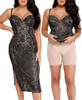 Popilush Lace Cocktail Dresses for Women - Formal Party Corset Shapewear Dress New