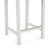 AMAZON BASICS WOODEN BAR STOOL WITH BACKREST 24", SET OF 2 - WHITE New
