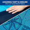 AQULA LUXURY WATER POOL LOUNGE EXTRA LARGE - NAVY/LIGHT BLUE/PEEPOLE