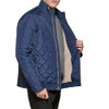 530SP704 COLE HAAN MEN'S SIGNATURE QUILTED JACKET NAVY SIZE XL New