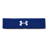 UNDER ARMOUR MEN'S PERFORMANCE HEADBAND; ONE SIZE - ROYAL/WHITE New