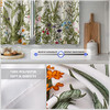 AIMEGO Floral Rustic Kitchen Curtains 36"N 2 Panels Vintage Farmhouse Country New