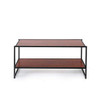 ZINUS TV Stand with Shelf, 40 Inch, Red mahogany wood grain