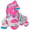 ROLLER DERBY SPORT KIDS' ROLLER SKATE - SIZE: M 11-2 ADJUSTABLE - PINK/WHITE