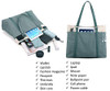 WXNOW WOMEN LAPTOP TOTE BAG CANVAS HANDBAG PURSE SHOULDER BAG - GREEN WXNOW WOMEN LAPTOP TOTE BAG CANVAS HANDBAG PURSE SHOULDER BAG - GREEN