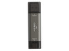 TEAM X2 MAX DRIVE 1TB Titanium USB 3.2 Gen2 External Solid State Flash Drive,