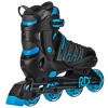 ROLLER DERBY CUSTOM ADULT IN-FIT SKATES PADDED BOOT SHAFT - 9-12 - BLUE/BLACK