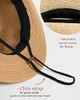 FURTALK Womens Mens Wide Brim Straw Panama Hat Fedora Summer Beach Sun Hats New