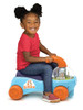 JAKKS PACIFIC THE BLUEY & BINGO KEEPY UPPY RIDE INFANTS INSTALL - BLUE/ORANGE New