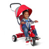 RADIO FLYER STROLLER TRICYCLE EZ FOLD 4-IN-1 STROLL 'N TRIKE FOR INFANT RED