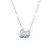 SWAROVSKI ICONIC SWAN PENDANT - BLUE & WHITE