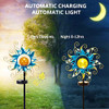Solar Lights Outdoor Garden Decor - Metal Sun Crackle Glass Globe Stake Solar Lights Outdoor Garden Decor - Metal Sun Crackle Glass Globe Stake