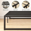 Zinus ABEL 14 Inch Platform Bed Frame Steel Slat Support OLB-QLSP-14KS - Black