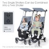 BEBEROAD-LOVE R1 AUTO-FOLDING ULTRA LIGHTWEIGHT TRAVEL STROLLER - GRAY