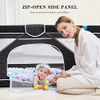 ANGELBLISS BABY PLAYPEN FOLDABLE PLAYPEN FOR BABIES AND TODDLERS - BLACK