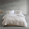 CALVIN KLEIN - KING DUVET COVER, PERCLOE SOFT COTTON - IKAT PINSTRIPE New