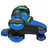 ROLLER DERBY SPORT KIDS' ROLLER SKATE - DINOSAUR  M (11-2) - BLUE/BLACK