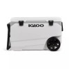 IGLOO LATITUDE 137 CANS 90 QUART ROLLING COOLER POLYETHYLENE - WHITE-GRAY