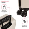 SWISSGEAR 8020 ECLIPSE HARDSIDE LUGGAGE SPINNER WHEELS CHECKED-MEDIUM 24-INCH New