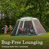 COLEMAN SKYLODGE INSTANT SETUP SCREENED CANOPY TENT, 15X13FT, 2156417 - MOSS